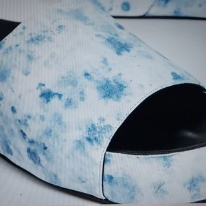 Simon Miller Mud Slides Blue White Sandals 39